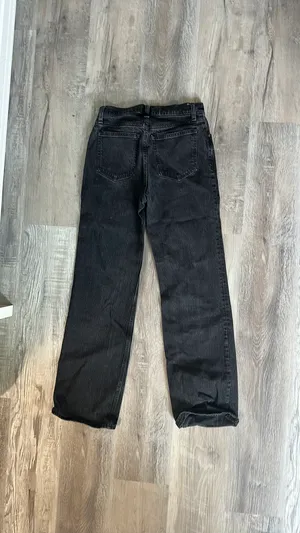 Abercrombie High-Rise Jeans Black thumbnail 4