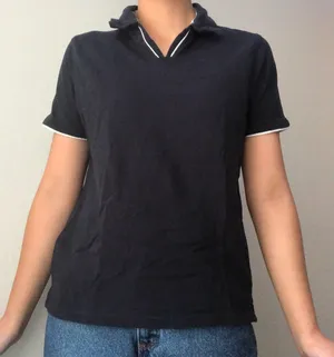 vintage velocity black polo golf tee thumbnail 1