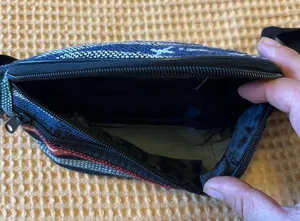 Woven Fanny pack Blue thumbnail 6