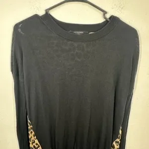 All Saints Black and Brown Crew Neck‎ Sweater thumbnail 2