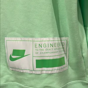 Nike Green‎ Fleece Sweatshirt Oversized Comfort XS thumbnail 3