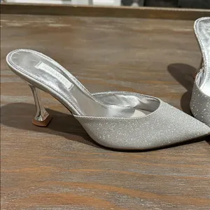 New Nine‎ West Women's Bridal Hott Pointy Toe Dress Mules Size 6.5 thumbnail 5