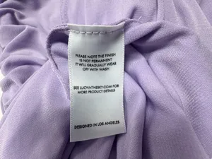 Lucy in the Sky- Rhinestone Strap Maxi Dress in Lilac -Size S- NEW Without Tags. thumbnail 13