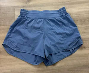 Lululemon Hotty Hot High-Rise Lined Short 4" Oasis Blue Women Size 6 thumbnail 1