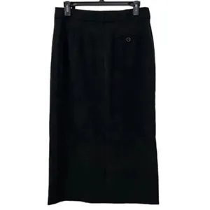 Zara Black Midi Front Slit Skirt(Size Small) thumbnail 3