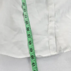 Zara‎ Basic White Lyocell Blend Shirt Dress Button Front Casual Coastal Medium thumbnail 8
