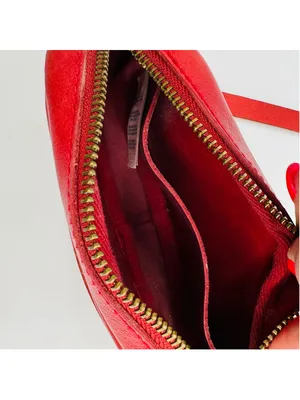 Madewell Red Italian Leather Crossbody Carabiner Bag thumbnail 7
