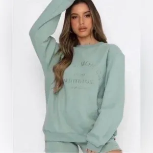 WHITE FOX Santa Monica Green Crewneck Sweatshirt Size S/M thumbnail 5