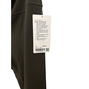 NWT Lululemon Align HR Pant 28” Dark Olive Size 18 Authentic ( SOLD OUT) thumbnail 8