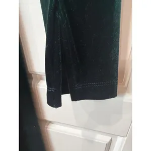 Eliza J Green Dark Velvet Dress Ruched Front Size 2 Fairy Grunge Goth Holiday thumbnail 7
