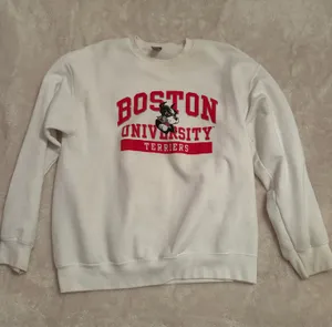 Boston University Crewneck White Size L thumbnail 1
