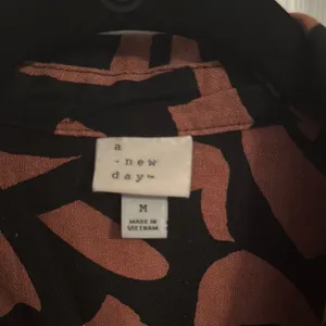 a new day Black and Brown Patterned Top thumbnail 2