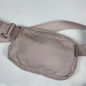 Lululemon Everywhere Belt Bag in Ribbed Very Light Pink Silver Hardware thumbnail 3