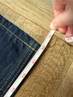 Parke 90's Straight Jeans in Dark Wash Women’s Size 28 100% Organic Cotton thumbnail 12