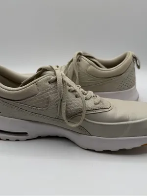 Nike Air Max Thea Premium Light Bone Snakeskin Sneakers Women’s 8 616723-020 thumbnail 5