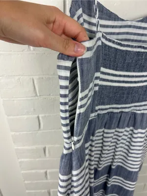 Old Navy Striped Cotton Summer Dress Size L thumbnail 7