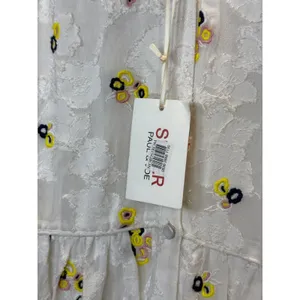 Sister Paul & Joe Maxi Dress Womens 34 Off White Floral La Crima Long Sleeve NWT thumbnail 8