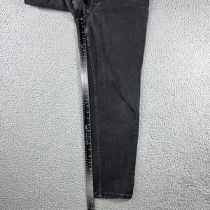 Levi's 550 Relaxed Fit Tapered Leg Jeans Black Denim Women 10 Made‎ in USA thumbnail 5