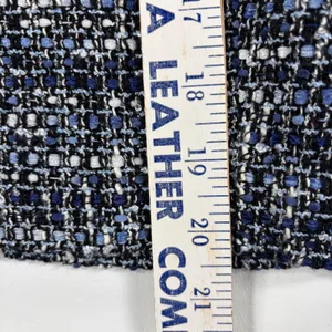 Brooks Brothers‎ Navy Blue White Tweed Wool Blend Skirt Size 6 Italian Fabric thumbnail 7