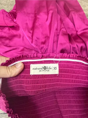 NATURAL LIFE Magenta Natural Life Daisy shorts size‎ xs thumbnail 4