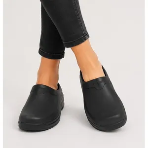 TredSafe Adult Unisex Clogs Sz Womens 5 / Mens 7 Black Caspian Resistant Slip-On thumbnail 2