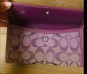 Coach women's wallet with credit card slots 8 length 4 wide thumbnail 4