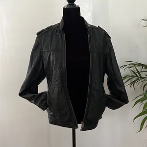 H&M faux leather jacket EUC thumbnail 3