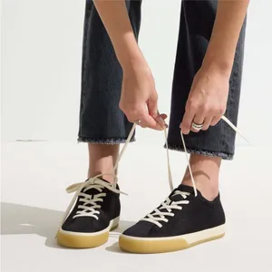 Rothy’s The Lace-Up Sneakers in Black thumbnail 2