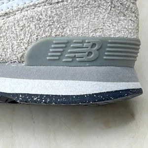 New Balance 574 Classic Grey White Suede Mesh Sneakers PC574EVW Womens 3 thumbnail 8