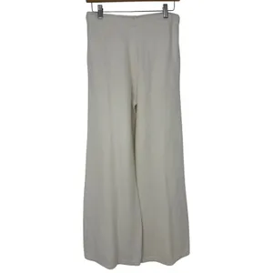 Haven Well Within Organic Cotton Pintuck Wide Leg Sweater Knit Lounge Pants S thumbnail 3