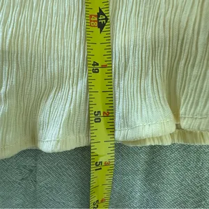 Love, Bonito Women’s Yellow Crinkle Flowy Jumpsuit Size 6 thumbnail 6