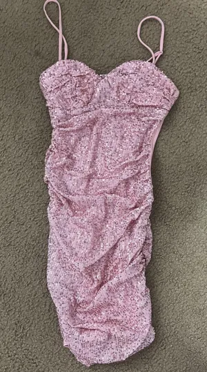 Hello Molly What A Glamour Pink Sequin Dress thumbnail 5