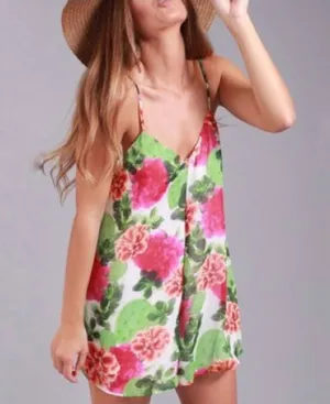 Show Me Your Mumu Criss Cross Applesauce Dress NWT Small Cactus Floral thumbnail 1