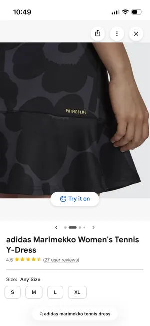 Adidas Marimekko Tennis Primeblue Dress thumbnail 2