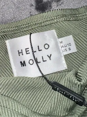 Hello Molly Airplane Mode Midi Dress in Green Size 6 New with tag thumbnail 10