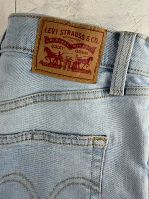 Levi’s Ribcage Straight Ankle Jeans Light Wash Women 27‎ High Rise thumbnail 4
