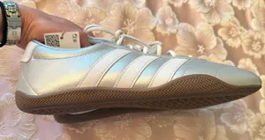 Adidas Women's Grand Court Lo Shoes - Silver Metallic/White/Gum Size 9.5 Sneaker thumbnail 1