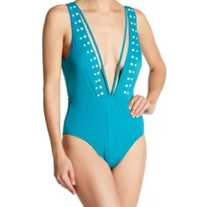 New. Reef turquoise plunge swimsuit thumbnail 4