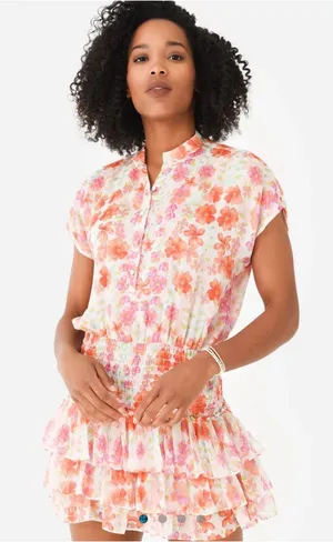 MISA Women's Eloisa Mini Dress Pink Size XS thumbnail 1