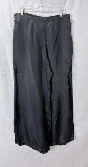 Athleta Calm Cool Pants XL Black Wide Leg Pull On Lounge Relaxed Fit thumbnail 1