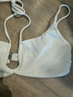 Lovers + Friends Tulip White Bikini Top thumbnail 3