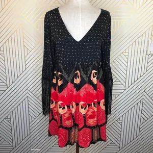 MINKPINK Dancing Crane‎ Fringe Dress thumbnail 3