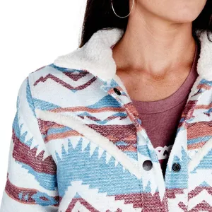 Wrangler Retro Sherpa Lined Western Jacquard Jacket Women’s XL thumbnail 2
