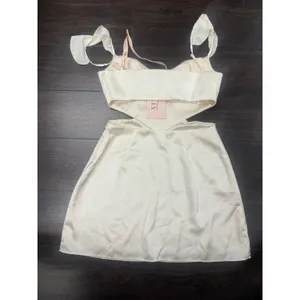 Oh‎ Polly Ivory Satin Cut-Out Mini Dress (NWT) thumbnail 5