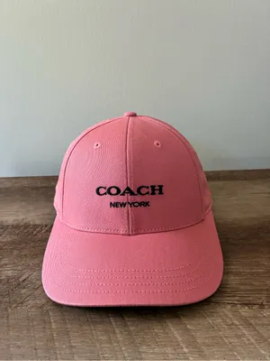 Coach Embroidered Baseball Hat CAA64 Pink / Black thumbnail 14