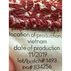 Sky and Sparrow Midi Red White Patterned Button Up Skirt Women's Sz 0 thumbnail 12