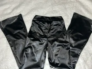 NWOT Reign Set Black Halter Top and Pants thumbnail 4