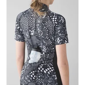 Lululemon Shift Happens Jersey Maxi Pretty Lace White Black Women's Sz 10 thumbnail 3