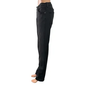 7 For All Mankind Women's Black High Waisted Straight Leg Denim Jeans Size 30 thumbnail 2