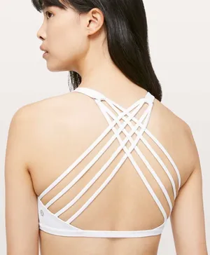 Lululemon Free To Be Bra *Wild High Neck White 6 thumbnail 8